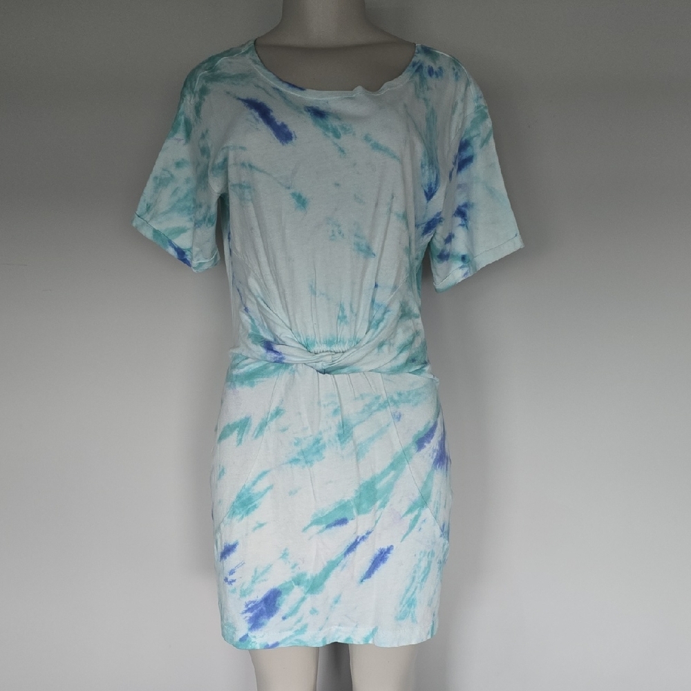 L*Space by Monica Wise aqua/blue tie-dye dress-L
